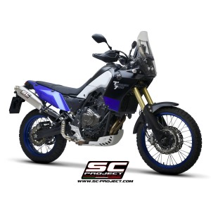 SC Project para YAMAHA TENERE 700 (2019 - 2020) - Escape Rally Raid titanio, posición alta