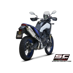 SC Project para YAMAHA TENERE 700 (2019 - 2020) - Escape Rally Raid titanio, posición alta