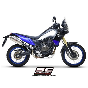 SC Project para YAMAHA TENERE 700 (2019 - 2020) - Escape Rally Raid titanio, posición alta