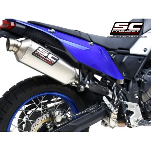 SC Project para YAMAHA TENERE 700 (2019 - 2020) - Escape Rally Raid titanio, posición alta