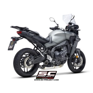 SC Project para YAMAHA TRACER 9 (2021 - 2024) - Línea de escape completa 3-1 acero inoxidable, con escape S1 acero inoxidable