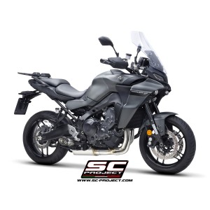 SC Project para YAMAHA TRACER 9 (2021 - 2024) - Línea de escape completa 3-1 acero inoxidable, con escape S1 acero inoxidable