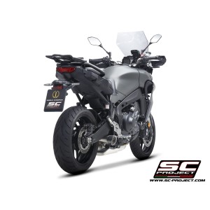 SC Project para YAMAHA TRACER 9 (2021 - 2024) - Línea de escape completa 3-1 acero inoxidable, con escape S1 acero inoxidable