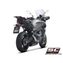 SC Project para YAMAHA TRACER 9 (2021 - 2024) - Línea de escape completa 3-1 acero inoxidable, con escape S1 acero inoxidable, n