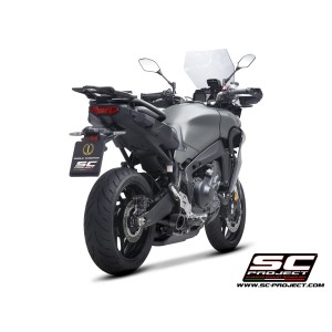 SC Project para YAMAHA TRACER 9 (2021 - 2024) - Línea de escape completa 3-1 acero inoxidable, con escape S1 acero inoxidable, n
