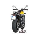 SC Project para YAMAHA TRACER 900 (2015 - 2016) - Línea de escape completa 3-1 acero inoxidable, con escape Conico 70s acero ino