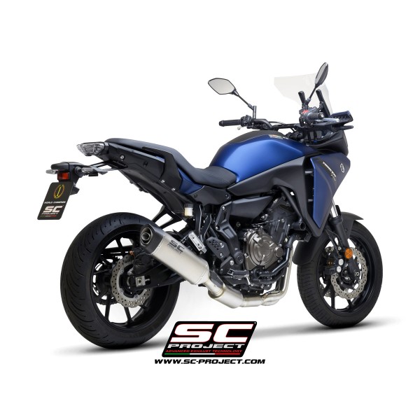 SC Project para YAMAHA TRACER 700 (2020) - TRACER 7 (2021 - 2024) - GT - Euro 5 - Línea de escape completa 2-1 acero inoxidable,