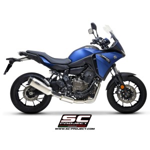 SC Project para YAMAHA TRACER 700 (2020) - TRACER 7 (2021 - 2024) - GT - Euro 5 - Línea de escape completa 2-1 acero inoxidable,