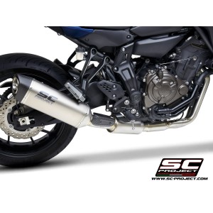 SC Project para YAMAHA TRACER 700 (2020) - TRACER 7 (2021 - 2024) - GT - Euro 5 - Línea de escape completa 2-1 acero inoxidable,