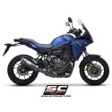 SC Project para YAMAHA TRACER 700 (2020) - TRACER 7 (2021 - 2024) - GT - Euro 5 - Línea de escape completa 2-1 acero inoxidable,