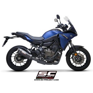 SC Project para YAMAHA TRACER 700 (2020) - TRACER 7 (2021 - 2024) - GT - Euro 5 - Línea de escape completa 2-1 acero inoxidable,