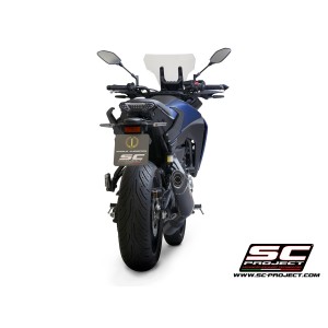 SC Project para YAMAHA TRACER 700 (2020) - TRACER 7 (2021 - 2024) - GT - Euro 5 - Línea de escape completa 2-1 acero inoxidable,