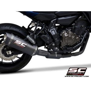 SC Project para YAMAHA TRACER 700 (2020) - TRACER 7 (2021 - 2024) - GT - Euro 5 - Línea de escape completa 2-1 acero inoxidable,