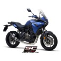 SC Project para YAMAHA TRACER 700 (2020) - TRACER 7 (2021 - 2024) - GT - Euro 5 - Línea de escape completa 2-1 acero inoxidable,