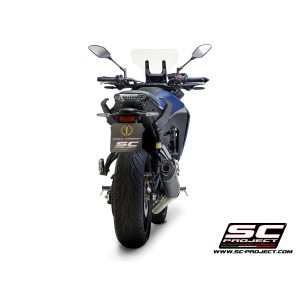 SC Project para YAMAHA TRACER 700 (2020) - TRACER 7 (2021 - 2024) - GT - Euro 5 - Línea de escape completa 2-1 acero inoxidable,