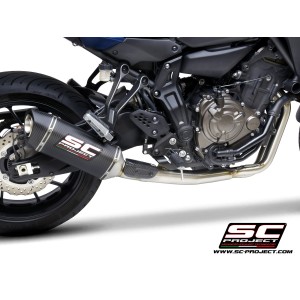 SC Project para YAMAHA TRACER 700 (2020) - TRACER 7 (2021 - 2024) - GT - Euro 5 - Línea de escape completa 2-1 acero inoxidable,