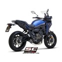 SC Project para YAMAHA TRACER 700 (2020) - TRACER 7 (2021 - 2024) - GT - Euro 5 - Línea de escape completa 2-1 acero inoxidable,