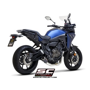 SC Project para YAMAHA TRACER 700 (2020) - TRACER 7 (2021 - 2024) - GT - Euro 5 - Línea de escape completa 2-1 acero inoxidable,