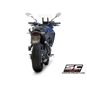 SC Project para YAMAHA TRACER 700 (2020) - TRACER 7 (2021 - 2024) - GT - Euro 5 - Línea de escape completa 2-1 acero inoxidable,
