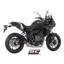 SC Project para YAMAHA TRACER 700 (2016 - 2020) - Euro 4 - Línea de escape completa 2-1 acero inoxidable, con escape S1 titanio