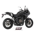 SC Project para YAMAHA TRACER 700 (2016 - 2020) - Euro 4 - Línea de escape completa 2-1 acero inoxidable, con escape S1 titanio,