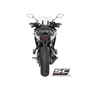 SC Project para YAMAHA TRACER 700 (2016 - 2020) - Euro 4 - Línea de escape completa 2-1 acero inoxidable, con escape S1 titanio,