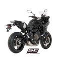 SC Project para YAMAHA TRACER 700 (2016 - 2020) - Euro 4 - Línea de escape completa 2-1 acero inoxidable, con escape Conico 70s 