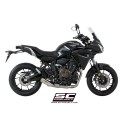 SC Project para YAMAHA TRACER 700 (2016 - 2020) - Euro 4 - Línea de escape completa 2-1 acero inoxidable, con escape Conico 70s 