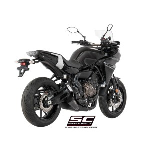 SC Project para YAMAHA TRACER 700 (2016 - 2020) - Euro 4 - Línea de escape completa 2-1 acero inoxidable, con escape Conico 70s 
