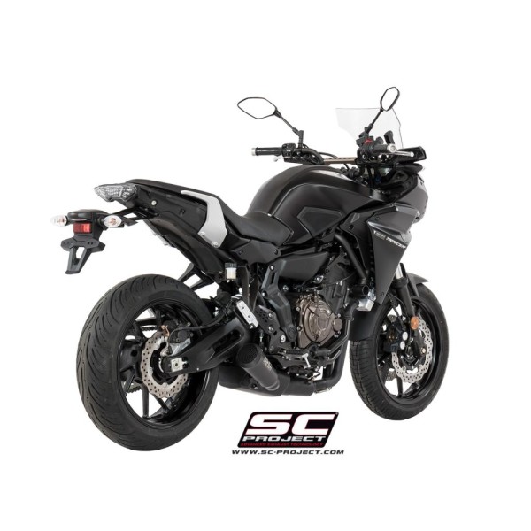 SC Project para YAMAHA TRACER 700 (2016 - 2020) - Euro 4 - Línea de escape completa 2-1 acero inoxidable, con escape Conico 70s 