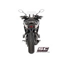 SC Project para YAMAHA TRACER 700 (2016 - 2020) - Euro 4 - Línea de escape completa 2-1 acero inoxidable, con escape Conico 70s 