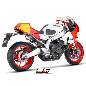 SC Project para YAMAHA XSR900 GP (2024 - 2026) - Línea de escape completa 3-1 acero inoxidable, con escape S1 acero inoxidable, 