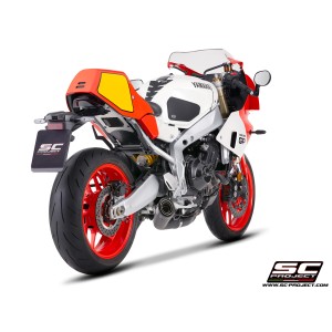 SC Project para YAMAHA XSR900 GP (2024 - 2026) - Línea de escape completa 3-1 acero inoxidable, con escape S1 acero inoxidable, 