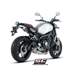 SC Project para YAMAHA XSR 900 (2016 - 2020) - Línea de escape completa 3-1 acero inoxidable, con escape S1 titanio