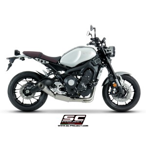 SC Project para YAMAHA XSR 900 (2016 - 2020) - Línea de escape completa 3-1 acero inoxidable, con escape S1 titanio