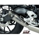 SC Project para YAMAHA XSR 900 (2016 - 2020) - Línea de escape completa 3-1 acero inoxidable, con escape S1 titanio