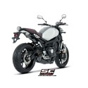 SC Project para YAMAHA XSR 900 (2016 - 2020) - Línea de escape completa 3-1 acero inoxidable, con escape S1, negro mate