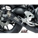 SC Project para YAMAHA XSR 900 (2016 - 2020) - Línea de escape completa 3-1 acero inoxidable, con escape S1, negro mate