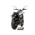 SC Project para YAMAHA XSR 700 (2016 - 2020) - Línea de escape completa 2-1 acero inoxidable, con escape S1 titanio