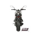 SC Project para YAMAHA XSR 700 (2016 - 2020) - Línea de escape completa 2-1 acero inoxidable, con escape S1 titanio