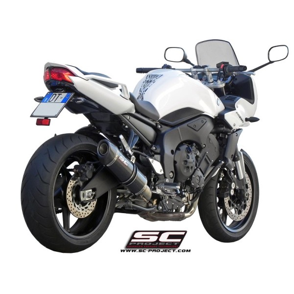 SC Project para YAMAHA FZ1 - FAZER (2006 - 2016) - Escape Oval carbono