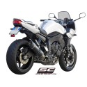 SC Project para YAMAHA FZ1 - FAZER (2006 - 2016) - Escape Oval titanio