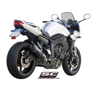 SC Project para YAMAHA FZ1 - FAZER (2006 - 2016) - Escape Oval titanio