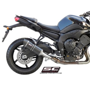 SC Project para YAMAHA FZ8 - FAZER 8 (2010 - 2016) - Escape Oval carbono