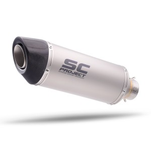 SC Project para YAMAHA FZ8 - FAZER 8 (2010 - 2016) - Escape Oval titanio