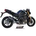 SC Project para YAMAHA FZ8 - FAZER 8 (2010 - 2016) - Escape Oval titanio