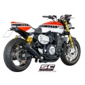 SC Project para YAMAHA XJR 1300 (2015 - 2016) - RACER - Escape Conico Racer acero inoxidable, negro mate