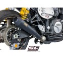 SC Project para YAMAHA XJR 1300 (2015 - 2016) - RACER - Escape Conico Racer acero inoxidable, negro mate