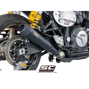 SC Project para YAMAHA XJR 1300 (2015 - 2016) - RACER - Escape Conico Racer acero inoxidable, negro mate