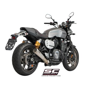 SC Project para YAMAHA XJR 1300 (2015 - 2016) - RACER - Escape Conico 70s acero inoxidable